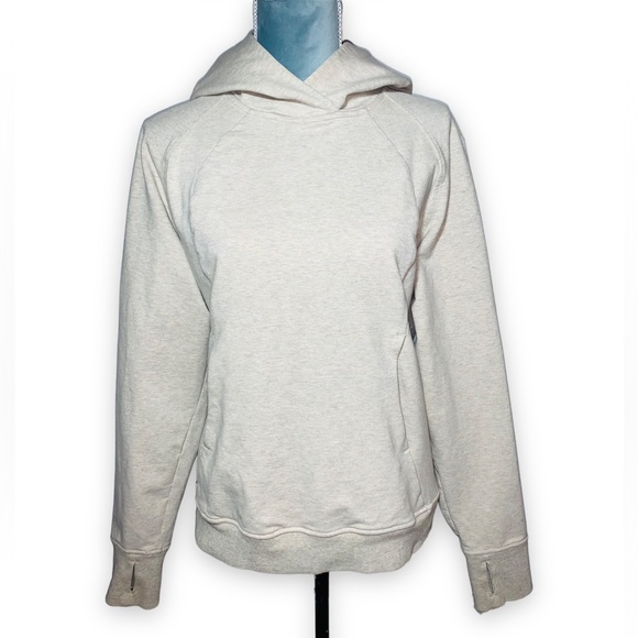 lululemon athletica Tops - Lululemon Women’s Hoodie Heather/Oatmeal Size 8